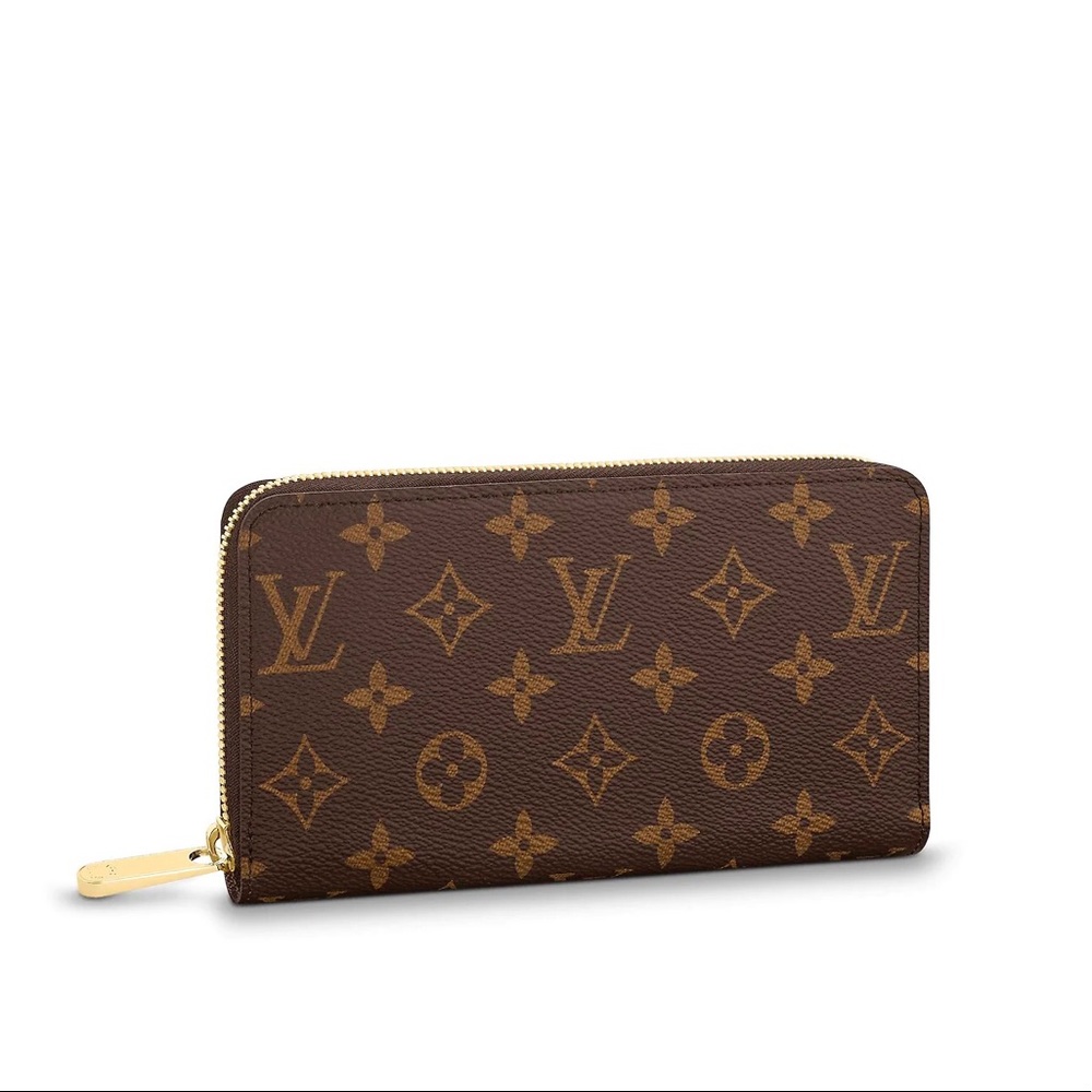 Louis Vuitton Brown Monogram Zip Wallet